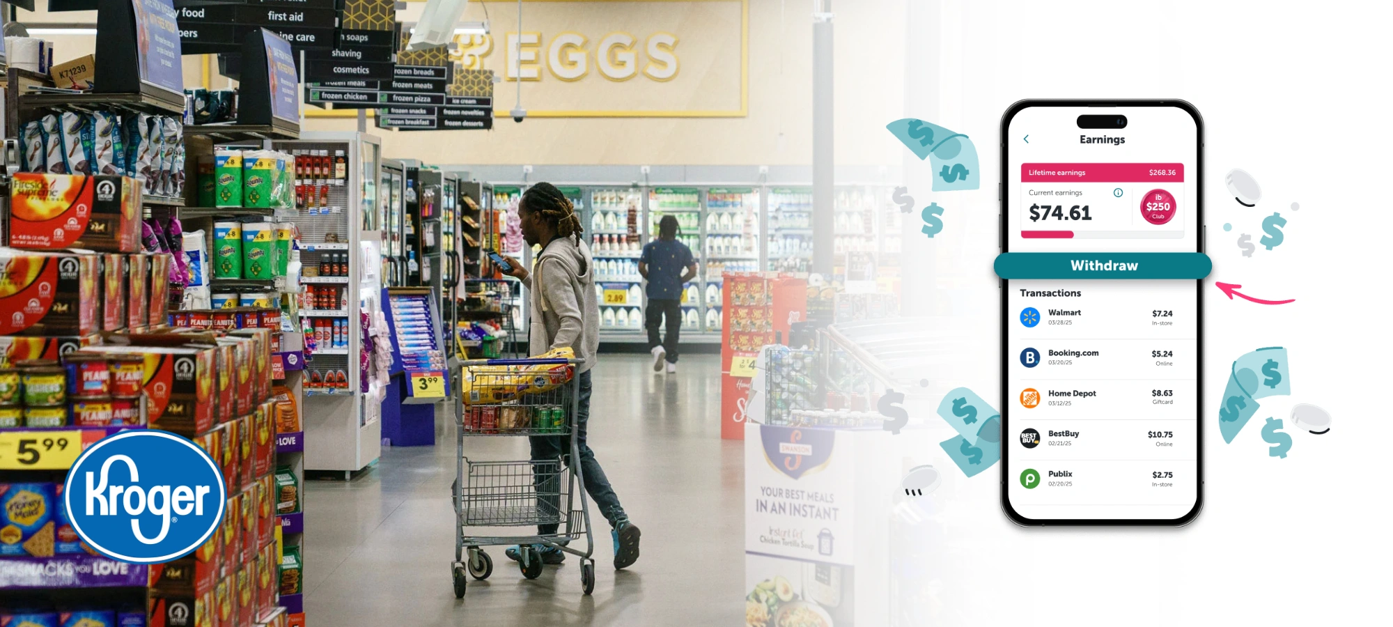 Using Ibotta at Kroger for maximum savings and cash rewards