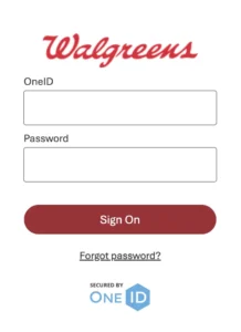 Walgreens OneID login