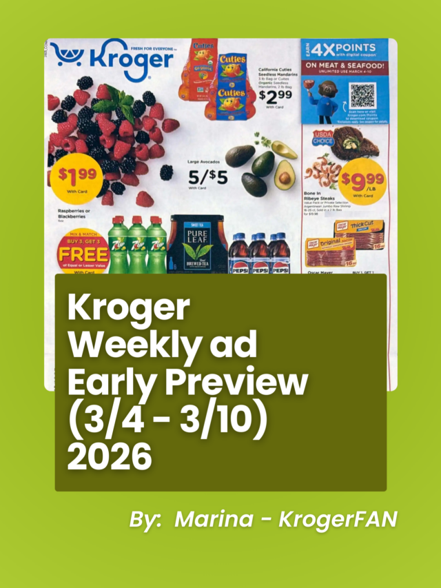 Kroger Weekly Ad (3/11/26 – 3/17/26) Customer Appreciation Deals & More